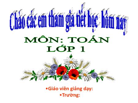 Bài giảng Toán 1 (Kết nối tri thức) - Bài 39: Ôn tập các số và phép tính trong phạm vi 100