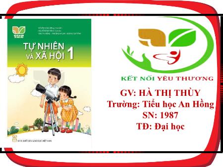 Bài giảng Tự nhiên xã hội 1 (Kết nối tri thức) - Bài 3: Đồ dùng trong nhà - Hà Thị Thùy