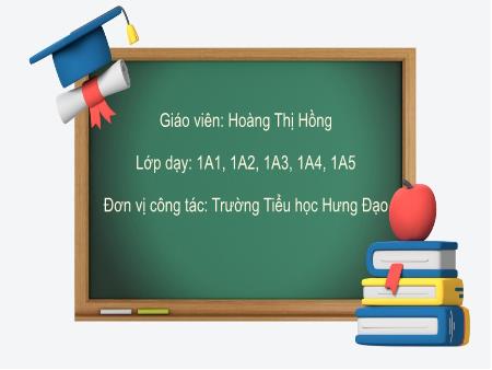 Giáo án Tiếng Anh 1 (Global Success) - Fun time 4, Period 1 - Hoàng Thị Hồng